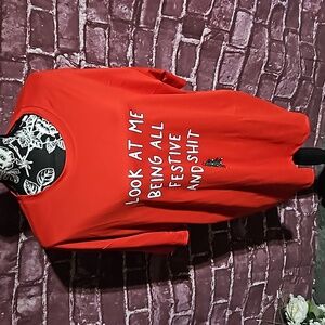 Adult 🎁Unisex Sarcastic Holiday Shirt Size XXL